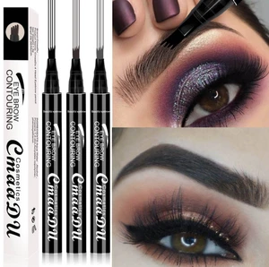 hot selling Cmaadu makeup liquid eyebrow pencil waterproof long lasting 4 fork tips  Microblading eyebrow tattoo pen