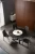 Import Hot Selling Fashion Black Dining Table Round Metal Dining Room Furniture from China