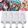 Hot Selling Fashionable Reusable Frozen Novelty Diy Mini Stick Chocolate Ice Cream Mould Popsicle Mold