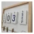 Hot selling hanging beauty white MDF wall printing advent calendar for home with clips