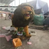 hot selling life size realistic tiger high quality animatronic ice age animal model saber-toothed tiger