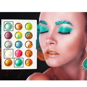 Hot Selling Makeup Eye Shadow Pallet Private Label 15 Color Eyeshadow Palette