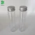 Import Hot selling plastic PET 110ml 3 oz test tube container bottle with flat base and aluminium lid, test tube packing container from China