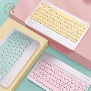 Hot selling slim portable wireless mini Tablet keyboard For Mac PC iPhone iPad IOS keyboard mouse combos