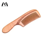 Hot Wholesale Cheap peachwood Travel  Hotel Amenities Wooden Hair Comb