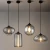 Import House Lighting Chandelier Smoke Gray Glass Pendant Lights Modern Lamps from China