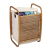 Import houseware Bamboo Laundry Hamper Natural bamboo with Machine Washable Cotton Canvas Liner from China