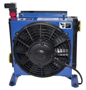 Hydraulic oil air coolers with fan AC220V DC24V