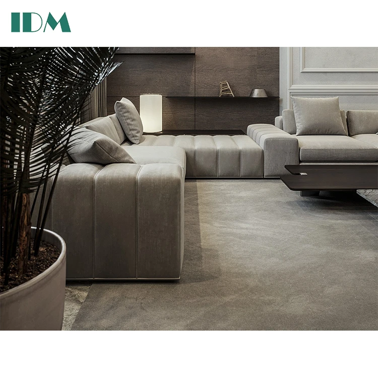 IDM-Y27 villa ready furniture high quality popular wooden sofa set living room furniture