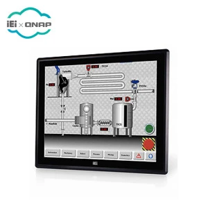 IEI DM-F12A/PC 12 inch industrial capacitive touch screen monitor with 9 ~36V DC input, R20