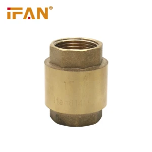ifan 1/2 - 4 Inch Water Vertical Small Spring Flap Hexagon Brass Check Valve