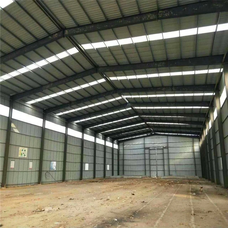 Industrial factory warehouse store low cost portable quick build large-span prefabricated steel structure warehouse