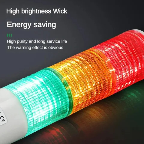 Buy Industrial Multi-layer Tower Warning Light With Buzzer Three-color ...