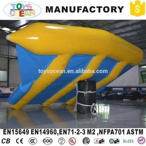 Inflatable Flying Fish Fly Towable 6 Persons Slide Sled Banana Boat Water