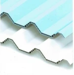 Instead of Sandwich panel - Corrugated PVC twinwall roof tile/PVC Hollow roof sheet