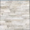 Interior White Quartz Stack Thin Ledge Stone Veneer Panel Sheet