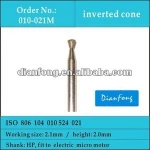inverted cone shape medium grit diamond cotating abrasive tools