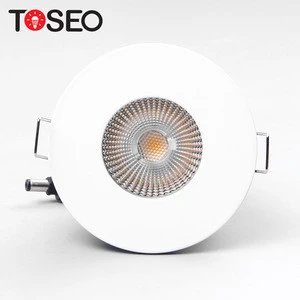 IP65 led fire rated bathroom downlights down lamps indoor lighting round recessed cob led downlight