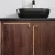 Import Italian commercial 72 inch double sink luxury waterproof solid wood teak bathroom vanity cabinet set from China