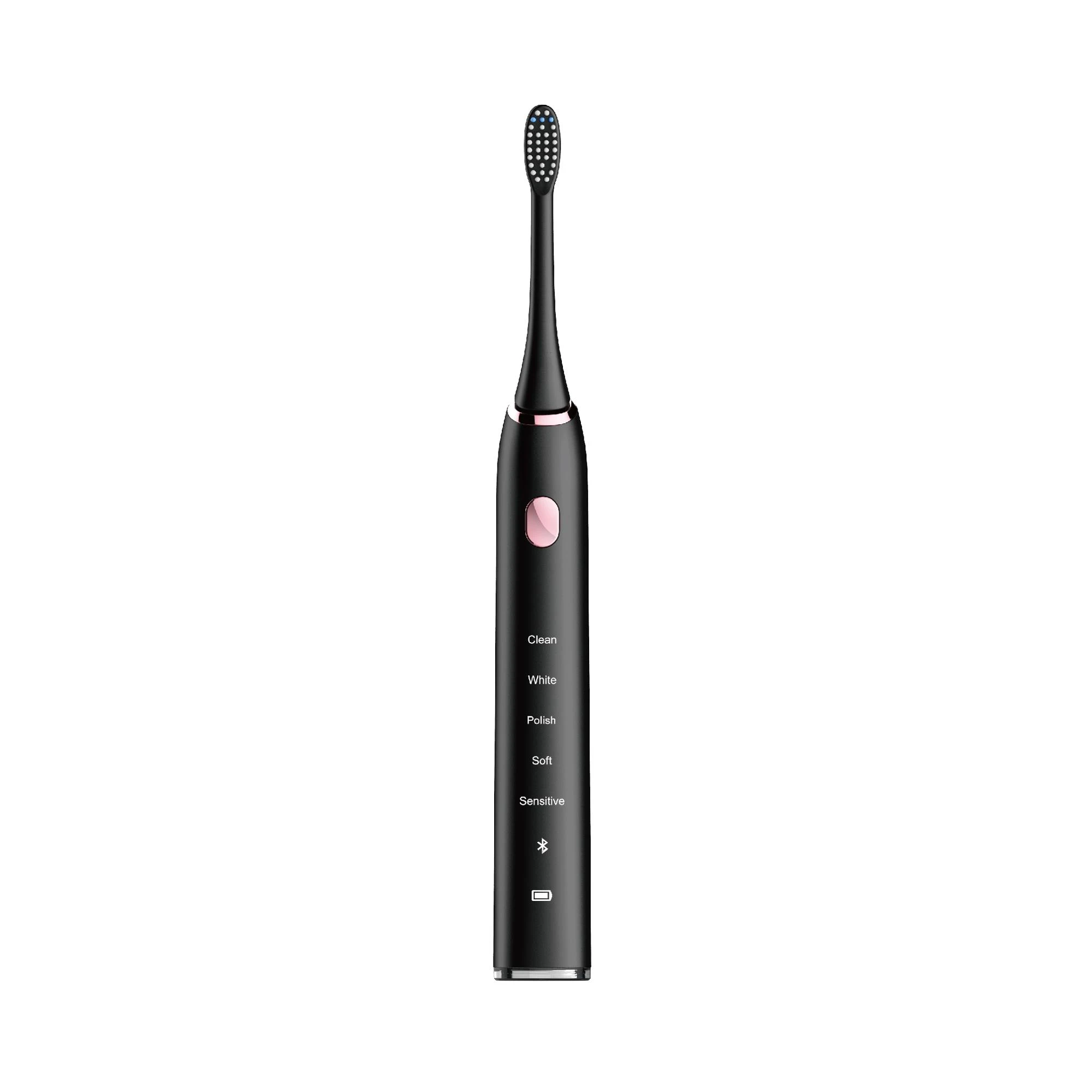 J-Style 2021 Custom Logo Vibration Replacement Brush Heads Electric smart oral Sonic Toothbrush