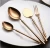 Import Jacotta golden 304 Stainless Steel Cutlery Steak Western Tableware Cutlery spoon fork set Household Full Set rose Gold Cutlery from Pakistan
