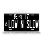 Japan inverted license plate JDM Japan aluminum automatic label customized personalized board