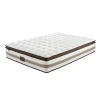 JBM 14 Inch Pillow Top Rolling Inner Spring Mattress with Natural Latex & CertiPUR-US Certified High Density Foam