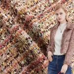 Jiangsu Custom Polyester Cotton Fabric Wool Acrylic blend Ripstop Fancy Tweed fabric