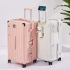 JINYI New Trunk Large Capacity Students Bags Travel Abs Pc Suitcase Check In Aluminum Frame Sports Trolley Tsa Luggage Sets