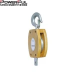 JIS JAPANESE HOOK TYPE SINGLE WOOD SNATCH BLOCK PULLEY