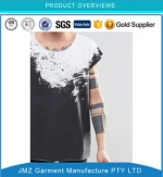 JMZ high quality t shirt design for men clothing OEM service