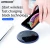 Import Joyroom Aluminium Alloy Clear Glass Transparent Plate Mobile Phone Wireless Charger 9W Fast Charging Station For Samsung Note 9 from China