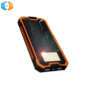 JUDING 10000Mah Portable Solar Charger Power Bank, Sunlight Cell Phone Power Bank Charger, Solar Panel Powerbank Charger