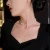Import Kalung irregular pink crystal necklace choker women jewelry gold plated necklace fashion beaded necklace from China