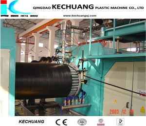 KC PLASTIC MACHINE/ HDPE Lager Diameter Winding Pipe Extrusion Line/PLASTIC PIPE MACHINE