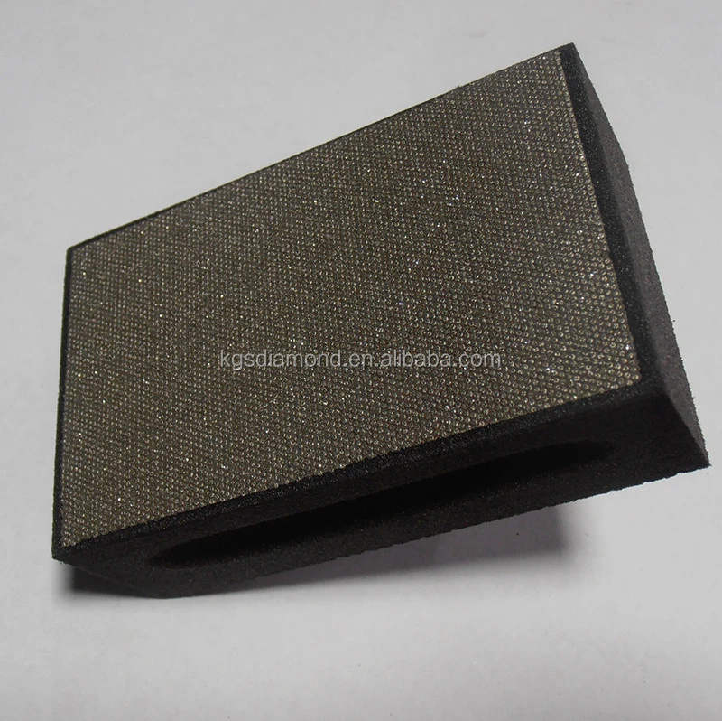 KGS Jewelry hand sanding pad china supplier hardware abrasive tools for glass ceramic porcelain marble