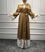 kimono sleeve front open abaya ethnic clothing