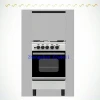 Kitchen Appliance Free standing gas cooker with cooking range