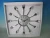 Import kitchen decoration wall clock metal spoon and fork wall clock from China