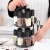 Import Kitchen Glass Seasoning Bottle Pepper Salt Shaker Spice Container Spice Jar With Rotatable Rack from China