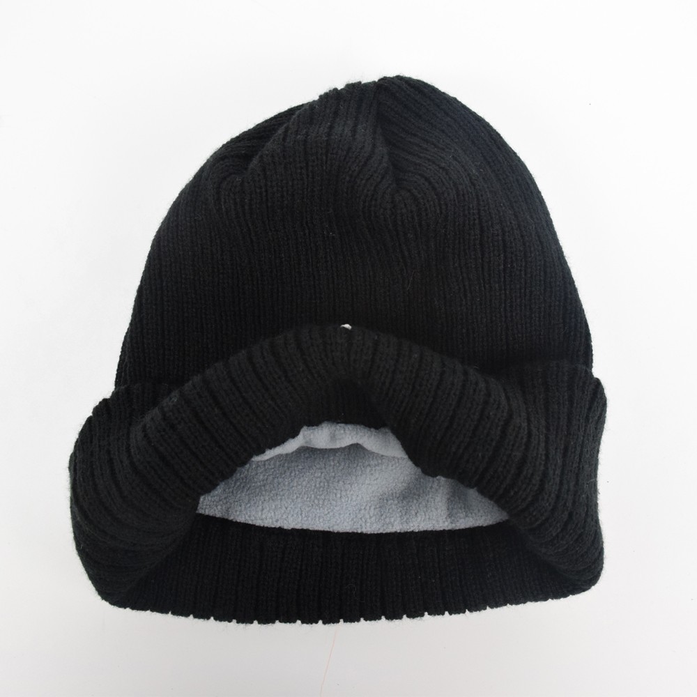 Knitted Warm Beanie Winter Hat Black Blue Beige Custom Embroidered Logo Designer Fashion Knit Cap Hats