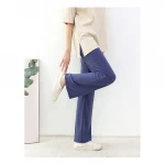 KOREAN COMFY FEMALE HOME WEAR Blue Black Navy Beige Sky blue Light pink Deep pink Blue gray pants Polyester Inner Wear Clothes