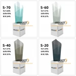 Korean quality sun reduce metalized reflective sputter nano ceramic building glass tinted ir car tint nano solar window film