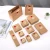 Import kraft paper bracelet rings earring pendant necklace gift boxes jewelry packaging box with sponge from China