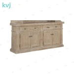 KVJ-8022 vintage french distressed buffet reclaimed wood sideboard
