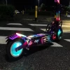KWHEEL CUSTOMISED SCOOTER led deck 60V 35Ah 10inch electric scooter powerful e-scooter