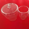 laboratory supply Custom-made Clear quartz crucibles