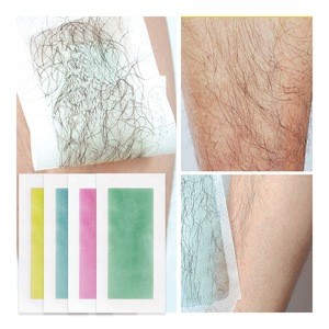 LANBENA lasting silky Anti-allergic hair removal wax paper hair removal strips small size