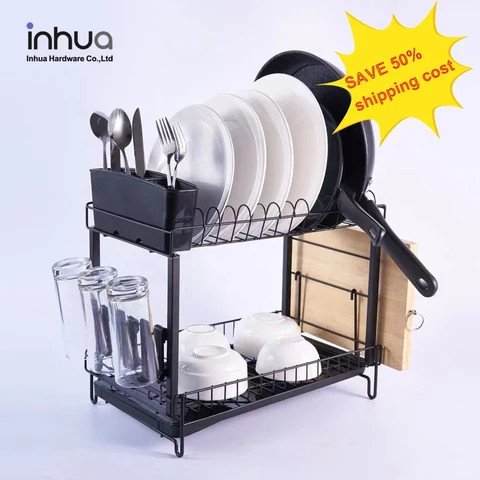 Large capacity dish rack single tier dish drying rack  high quality kitchen rack