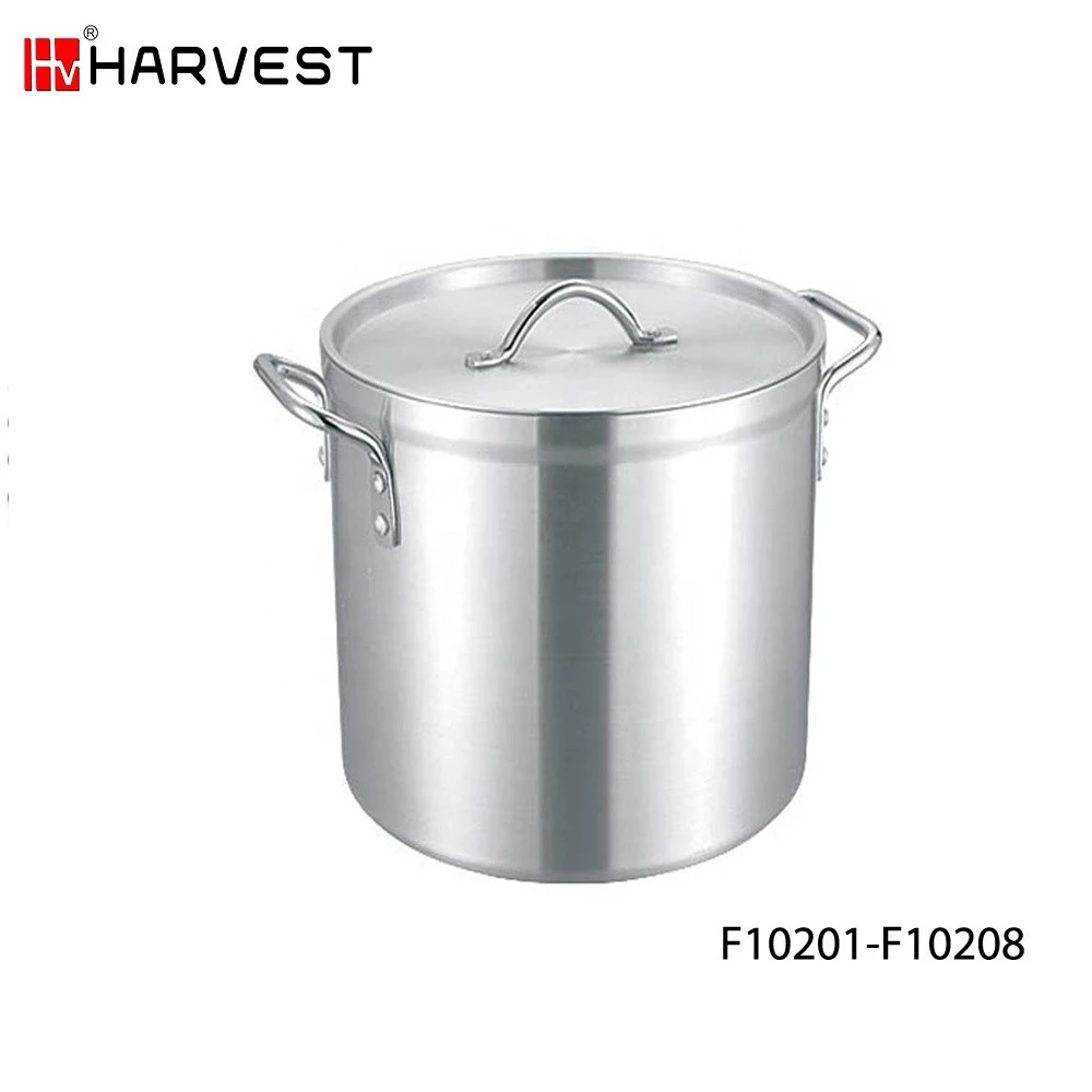 Large cooking pots Thick bottom aluminum cookware set pot